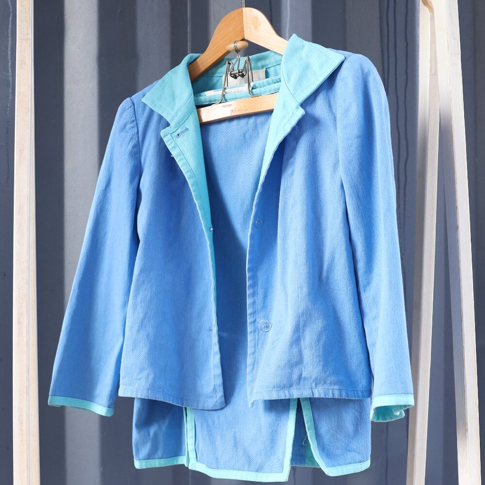 Oscar de la Renta Pink Label 90s Y2K Suit Set